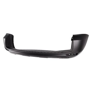 Bumper Cover Rear w/o Wheel Opening Flares w/Gate Mtd Spare CAPA for Toyota RAV4 2009-2012