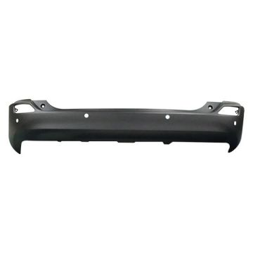 Bumper Cover Rear w/Parking Sensors Textured for Toyota RAV4 2013-2015