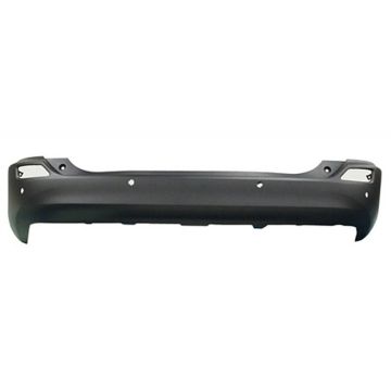 Bumper Cover Rear w/Parking Sensors Textured CAPA for Toyota RAV4 2013-2015