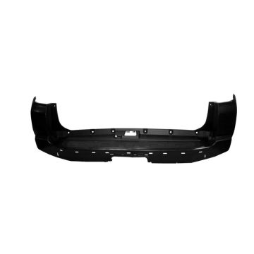 Bumper Cover Rear w/o Chrome Trim w/Center Cover Primed CAPA for Toyota 4Runner Trail 2014-2023