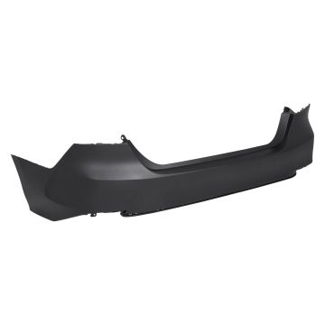 Bumper Cover Rear w/o Park Assist Primed for Toyota Camry Hybrid LE Hybrid XLE Hybrid SE SE LE XLE XSE Special Edition 2015-2017