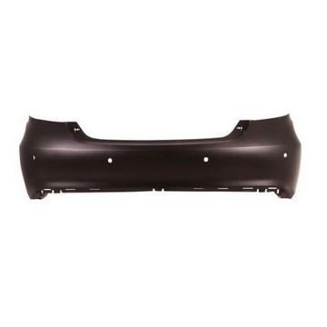 Bumper Cover Rear w/Park Assist Primed for Toyota Camry Hybrid LE Hybrid XLE Hybrid SE SE LE XLE XSE Special Edition 2015-2017