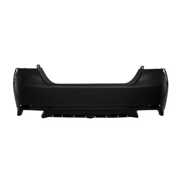 Bumper Cover Rear w/o TRD Pkg w/o Parking Sensors Primed CAPA for Toyota Camry Hybrid SE XSE SE Hybrid XSE Hybrid SE Nightshade 2018-2024