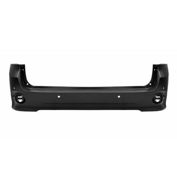 Bumper Cover Rear w/Park Distance Sensors Primed for Toyota Sienna SE SE Premium 2019-2020