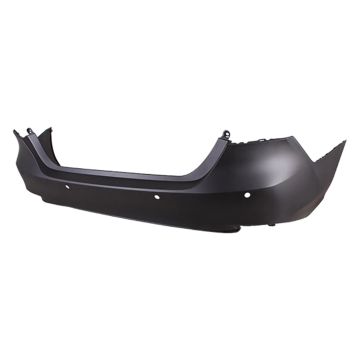 Bumper Cover Rear w/Parking Sensors Primed CAPA for Toyota Camry Hybrid XLE XLE 2021-2024