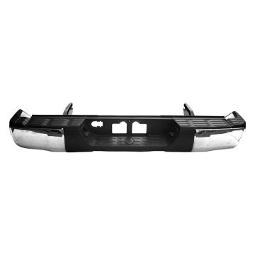 Bumper Assembly Rear w/o Towing Pkg w/o Towing Hitch w/o Parking Assist Chrome for Toyota Tundra 2014-2017