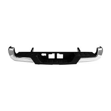 Bumper Assembly Rear w/o Towing Hitch w/o Parking Assist Chrome for Toyota Tacoma 2016-2023