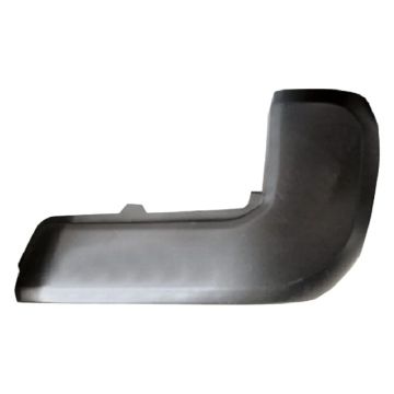 Bumper Extension Rear Right Outer End Cap w/o Parking Assist Black CAPA for Toyota Tacoma 2016-2023