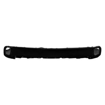 Bumper Cover Rear Lower w/Chrome Trim Textured CAPA for Toyota Highlander Limited SE LE XLE LE Plus Hybrid Limited Hybrid LE Hybrid XLE Limited Platinum Hybrid Limited Platinum 2017-2019