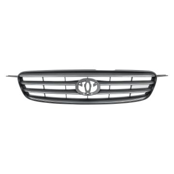 Grille Assembly w/Chrome Emblem for Toyota Corolla 2003-2004