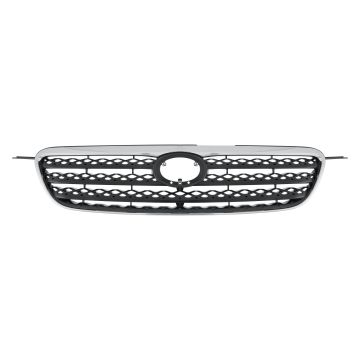 Grille Assembly Chrome/Dark Gray Japan Built for Toyota Corolla S LE CE 2005-2008