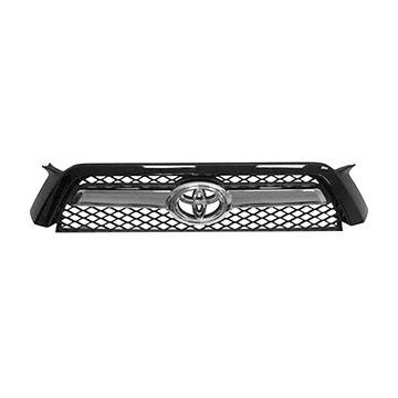 Grille Assembly w/Chrome Trim Black (Code 202) for Toyota 4Runner 2010-2013