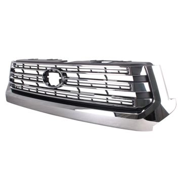 Grille Assembly Billet Type w/Chrome Surround Chrome for Toyota Tundra 2018-2021
