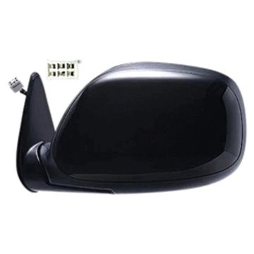 Door Mirror Assembly Left Power Heated Chrome for Toyota Tundra Standard Cab Pickup Extended Cab Pickup SR5 2000-2004