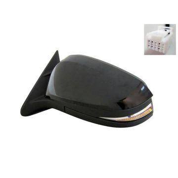 Door Mirror Left w/o Blind Spot Detection w/Cover for Toyota Highlander 2014-2019