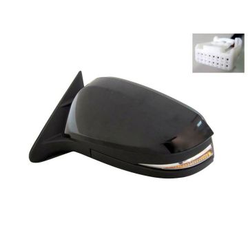 Door Mirror Left w/Blind Spot Detection w/Cover for Toyota Highlander 2014-2019