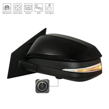 Door Mirror Assembly Left w/Signal Lamp w/BSD w/Camera 11 Pin North America Built for Toyota RAV4 2016-2018