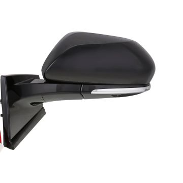 Door Mirror Assembly Left Power Heated w/o Blind Spot Detection w/Signal w/Cover for Toyota Prius Prime 2017-2018
