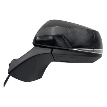 Door Mirror Left w/o Side View Camera w/Memory w/Cover for Toyota Highlander 2023-2024