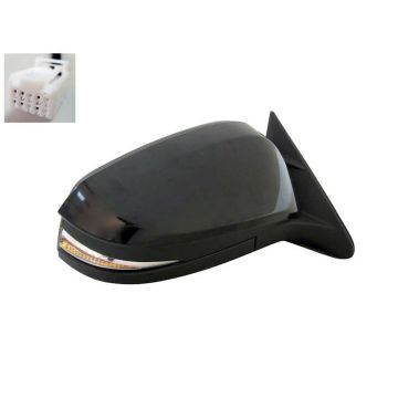 Door Mirror Right w/o Blind Spot Detection w/Cover for Toyota Highlander 2014-2019