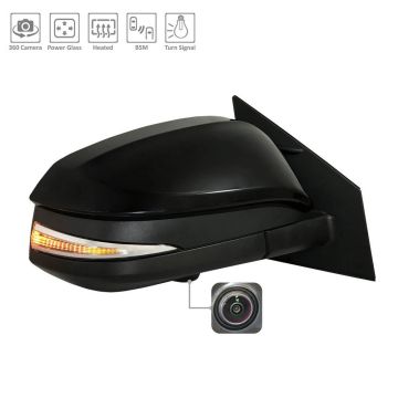 Door Mirror Assembly Right w/Signal Lamp w/BSD w/Camera 11 Pin North America Built for Toyota RAV4 2016-2018