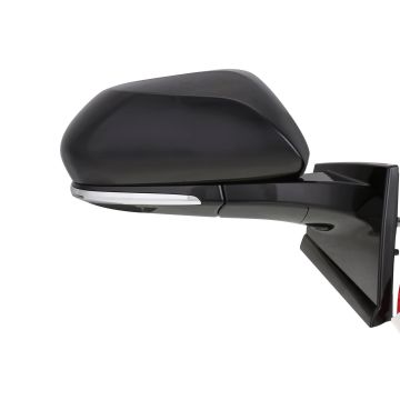 Door Mirror Assembly Right Power Heated w/o Blind Spot Detection w/Signal w/Cover for Toyota Prius Prime 2017-2018
