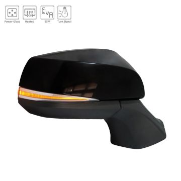 Door Mirror Assembly Right w/o Side View Camera w/o Memory w/BSD w/Cover for Toyota Highlander 2020-2023