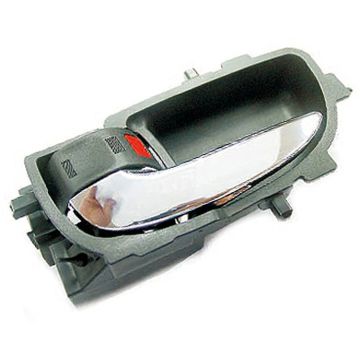 Interior Door Handle Front Left Dark Gray Inside for Toyota Yaris Sedan 2007-2012