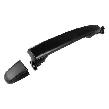 Exterior Door Handle Rear w/Cap Left or Right for Toyota Tacoma Crew Cab Pickup 2005-2010