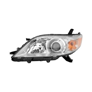 Headlight Assembly Composite Left Halogen w/o LED DRL for Toyota Sienna Limited Base LE XLE L 2011-2020