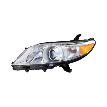 Headlight Assembly Composite Left Halogen w/o LED DRL CAPA for Toyota Sienna Limited Base LE XLE L 2011-2020
