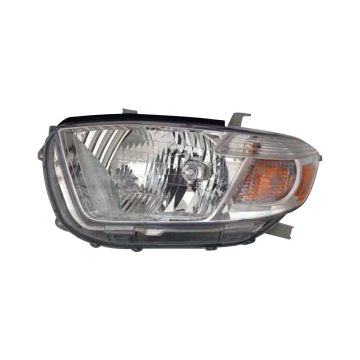 Headlight Assembly Composite Left USA Built for Toyota Highlander Limited Base SE 2010