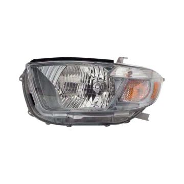 Headlight Assembly Composite Left USA Built for Toyota Highlander Sport Sport Premium 2010