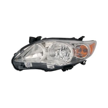 Headlight Assembly Composite Left Canada Built for Toyota Corolla Base LE CE 2011-2013