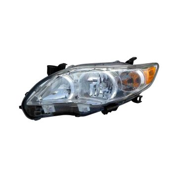 Headlight Assembly Composite Left Canada Built CAPA for Toyota Corolla Base LE CE 2011-2013