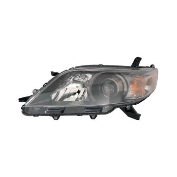 Headlight Assembly Composite Left Halogen for Toyota Sienna SE 2011-2014