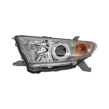 Headlight Assembly Composite Left USA Built for Toyota Highlander 2011-2013