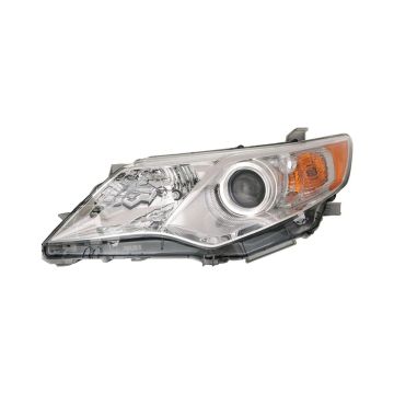 Headlight Assembly Composite Left Halogen for Toyota Camry L LE Hybrid LE Hybrid XLE XLE Hybrid SE 2012-2014