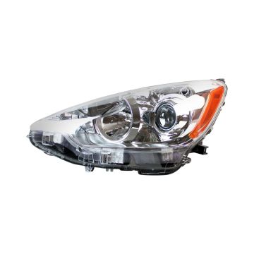 Headlight Assembly Composite Left for Toyota Prius C 2012-2014