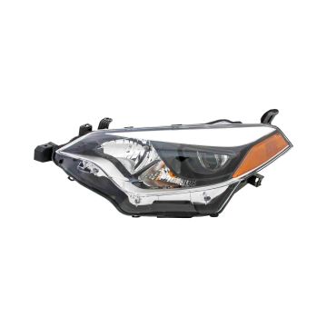 Headlight Assembly Composite Left CAPA for Toyota Corolla 2014-2016