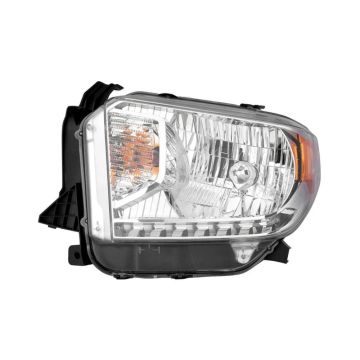 Headlight Assembly Composite Left Halogen w/o Level Adjuster for Toyota Tundra Limited SR SR5 2014-2015