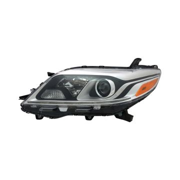 Headlight Assembly Composite Left Halogen w/LED DRL for Toyota Sienna Limited XLE XLE Premium 2015-2020