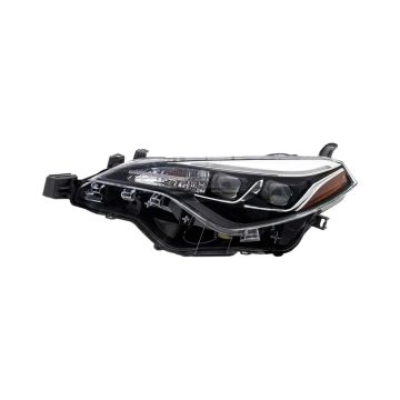Headlight Assembly Composite Left Multi-LED w/LED Accent for Toyota Corolla XSE SE XLE 2017-2019