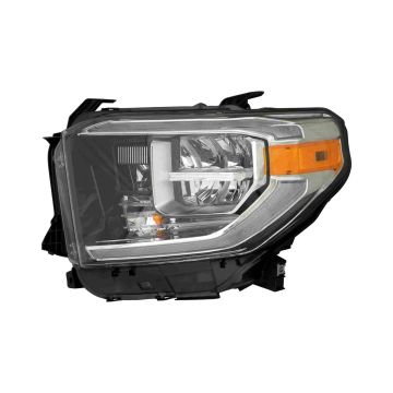 Headlight Assembly Composite Left LED w/o Smoke Lens for Toyota Tundra 2018-2021