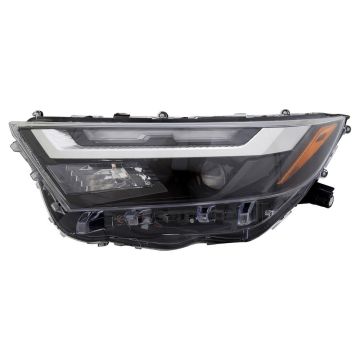 Headlight Assembly Composite Left LED w/Bulb Signal Lamp North America Built for Toyota RAV4 Adventure Trail XLE Premium TRD Off-Road XLE LE Hybrid LE 2022-2024