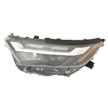 Headlight Assembly Composite Left w/o LED Signal Lamp North America Built for Toyota RAV4 Hybrid XLE Hybrid XLE Premium Hybrid Woodland Edition Hybrid LE 2022-2024