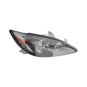 Headlight Assembly Composite Right Black for Toyota Camry SE 2002-2004