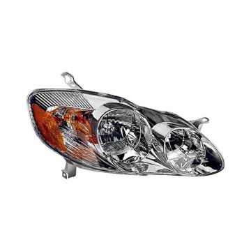 Headlight Assembly Composite Right for Toyota Corolla LE CE 2003-2004