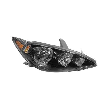 Headlight Assembly Composite Right Black USA Built for Toyota Camry SE 2005-2006