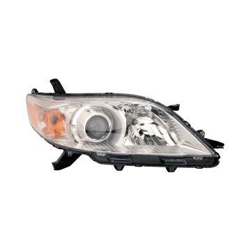 Headlight Assembly Composite Right Halogen w/o LED DRL for Toyota Sienna Limited Base LE XLE L 2011-2020